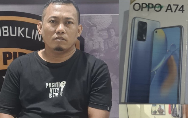 Curi Handphone Brimob Tertinggal di ATM, Pria Berambut Cepak Ini Ditangkap Polisi 