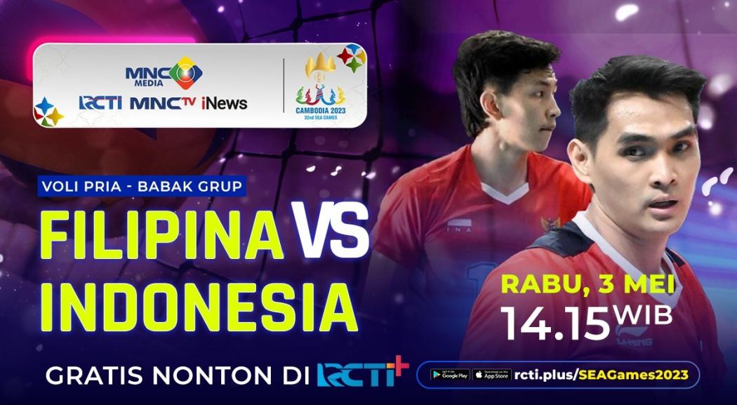 Link Live Streaming Timnas Voli Putra Indonesia Vs Filipina Hari Ini