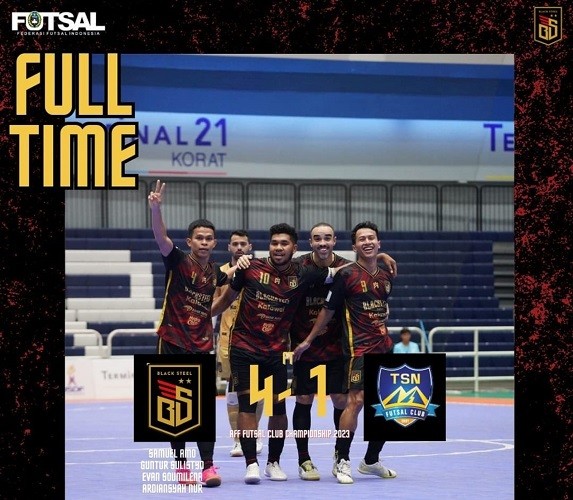 Black Steel Lolos ke Semifinal AFF Futsal Club 2023, Hary Tanoe : Semakin Melesat!