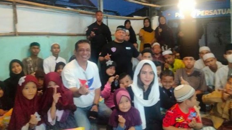 Santuni Anak Yatim, Bacaleg Perindo: Sebagai Makhluk Sosial Saling Berbagi