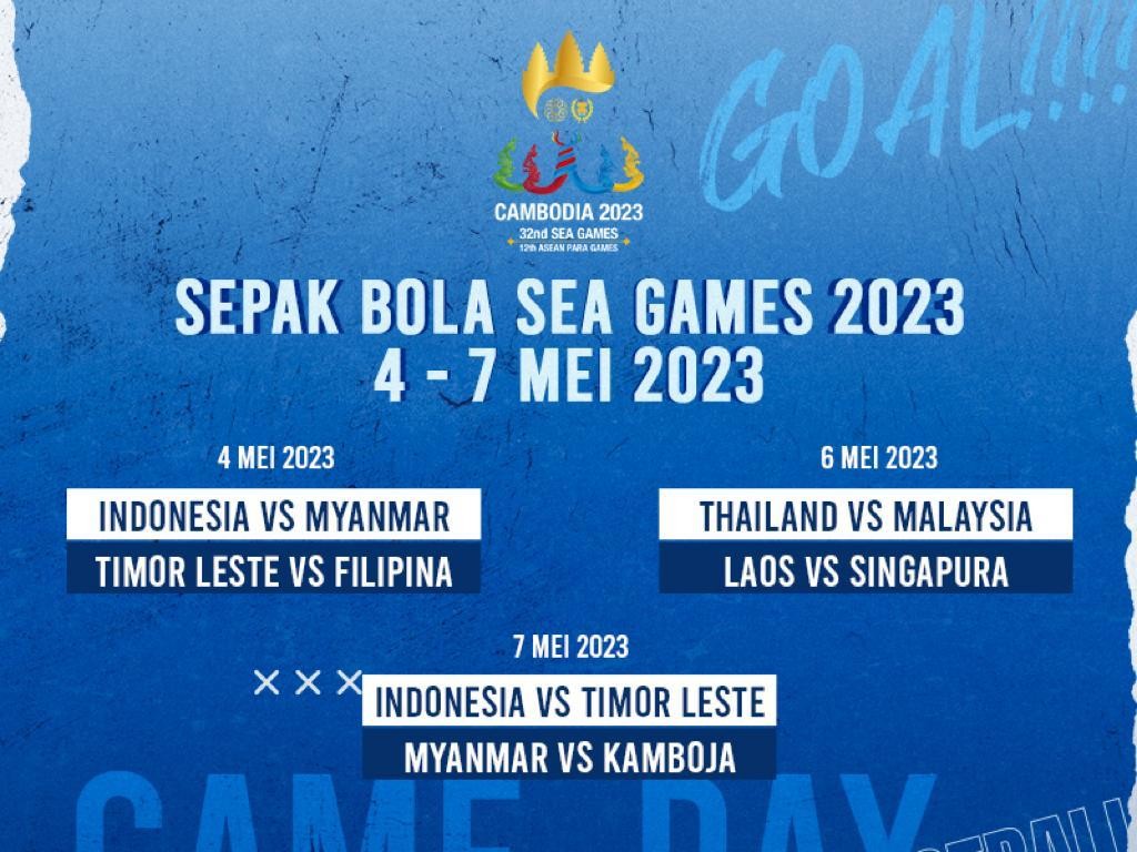 Berikut Jadwal Sepak Bola SEA Games 2023 4-7 Mei 2023, Nonton Langsung di Vision+