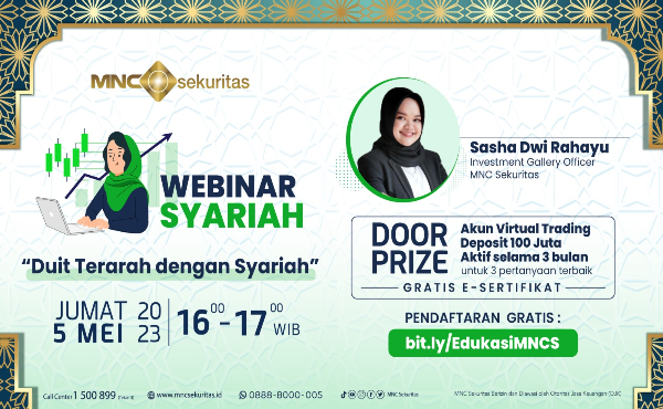 Jangan Lewatkan Webinar Gratis dari MNC Sekuritas: Duit Terarah dengan Syariah!