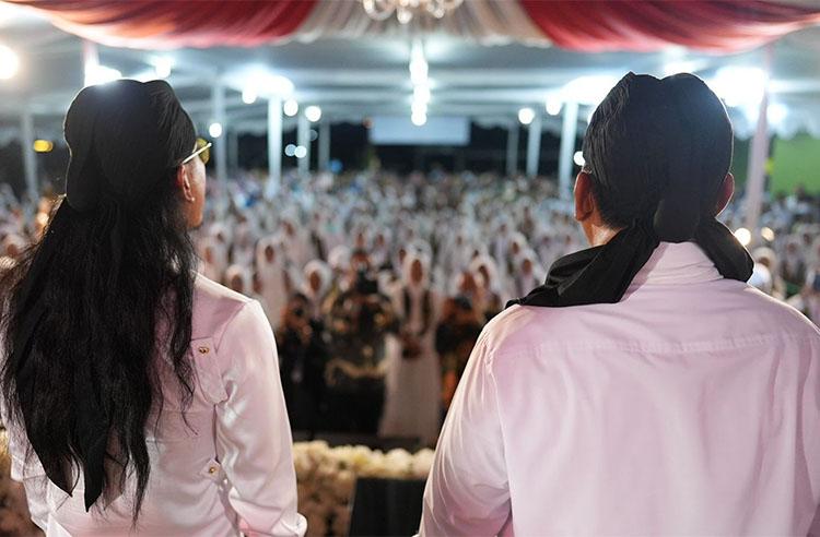 Disambut Ribuan Orang, Prabowo Sepanggung dengan Gus Miftah dan Pendeta Gilbert di Yogyakarta