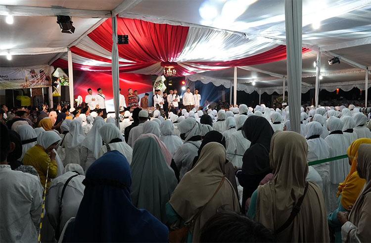 Sepanggung dengan Gus Miftah dan Pendeta Gilbert, Prabowo: Indahnya Bangsa Indonesia