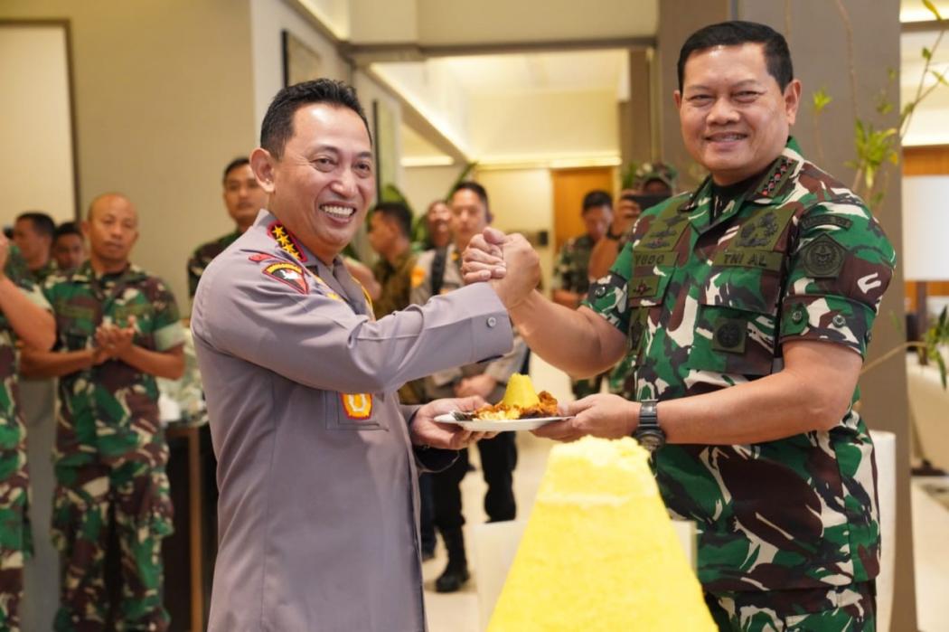 Panglima TNI Ucapkan Selamat HUT Polri: Sinergi Makin Solid Hadapi Ancaman Polarisasi Bangsa