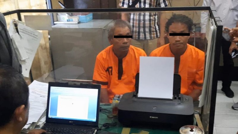 Ini Tampang Anak dan Ayah Pembacok Polisi di Medan