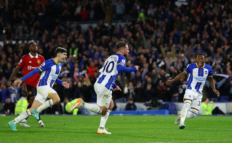 Hasil Brighton Vs Man United: Setan Merah Keok kena Gol Penalti Menit 90