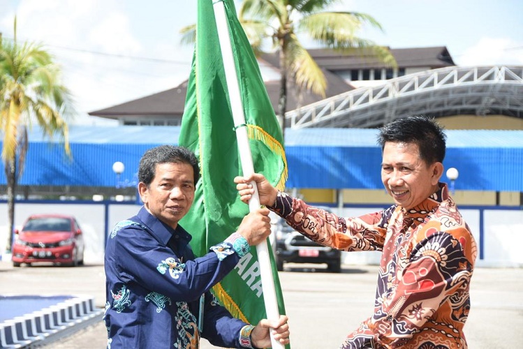 Bupati Barito Utara Lepas Peserta PEDA KTNA XIII ke Kabupaten Sukamara