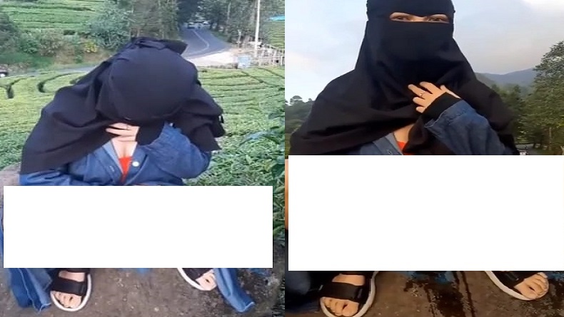 Viral Perempuan Bercadar Pamer Kelamin di Kebun Teh Rancabali Bandung, Polisi Amankan 2 Remaja