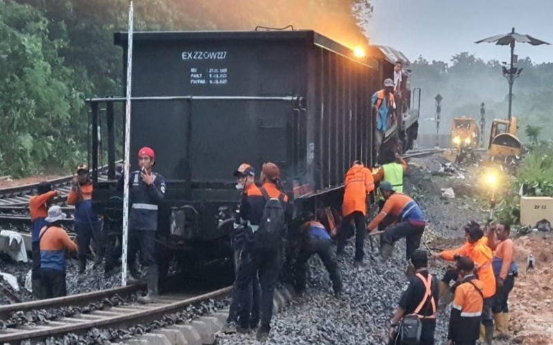 Perbaikan Rel Selesai, Perjalanan Kereta Sumsel - Lampung Kembali Dibuka