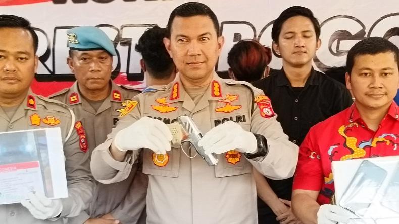 Pria di Bogor Kedapatan Bawa Pistol, Ngaku Beli di Medsos Rp6 Juta
