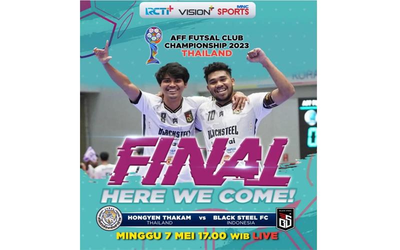 Dukung Black Steel di Final AFF Club Championship 2023, Saksikan via RCTI+ dan Vision+