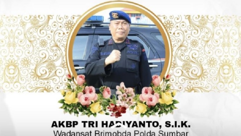 Kabar Duka, Wadansat Brimob Polda Sumbar Meninggal Dunia