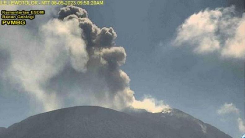 Gunung Ile Lewotolok di Lembata NTT Erupsi, Ini 4 Poin Rekomendasi PVMBG
