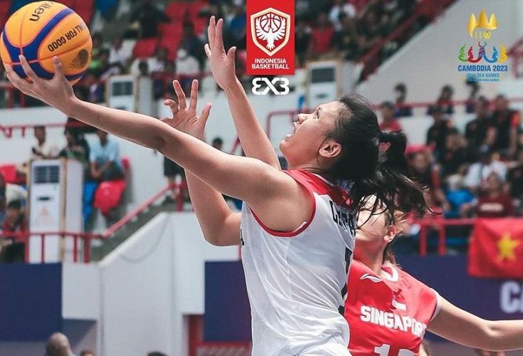 SEA Games 2023: Timnas Basket 3x3 Putri Indonesia ke Semifinal usai Raih Dua Kemenangan