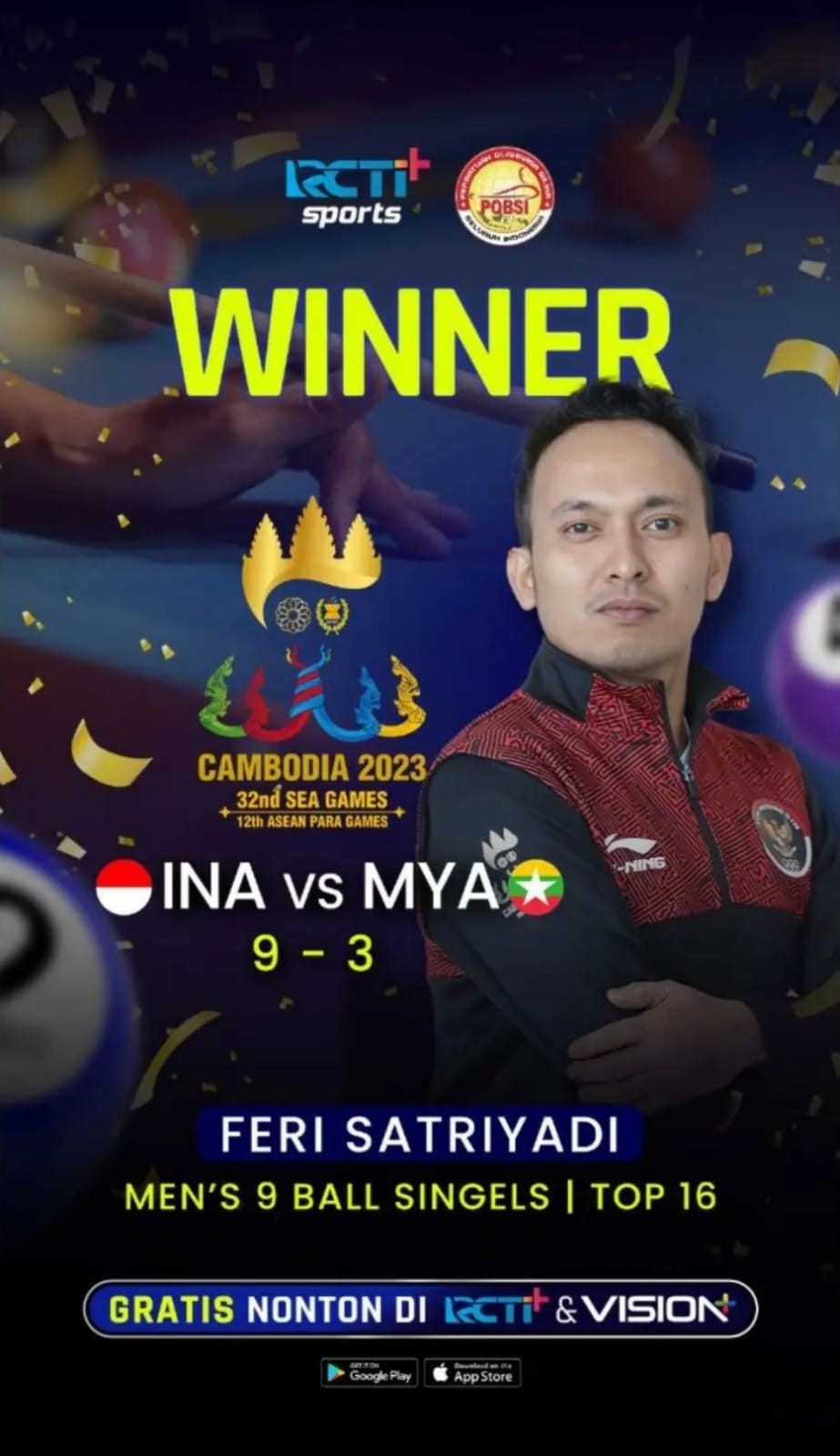 Indonesia Melaju ke 16 Besar