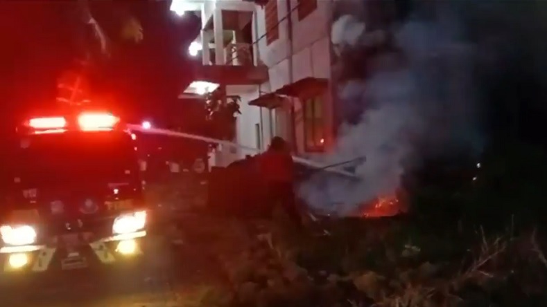 Kronologi Kantor MWCNU Lenteng Sumenep Dibakar OTK, Api Membesar Pukul 01.30 WIB