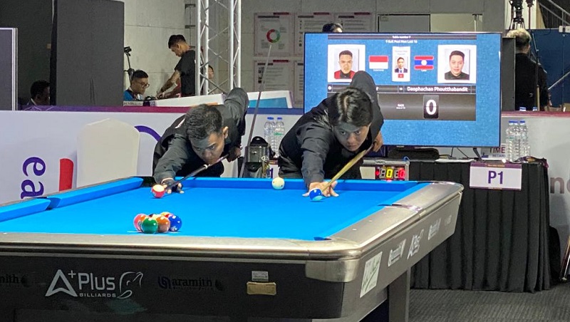 Biliar SEA Games 2023: Mantap! Ismail Kadir ke Perempat Final usai Bungkam Wakil Laos