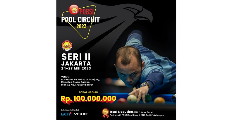 Turnamen Biliar POBSI Pool Circuit Seri II Bergulir di Jakarta, Catat Jadwalnya! 