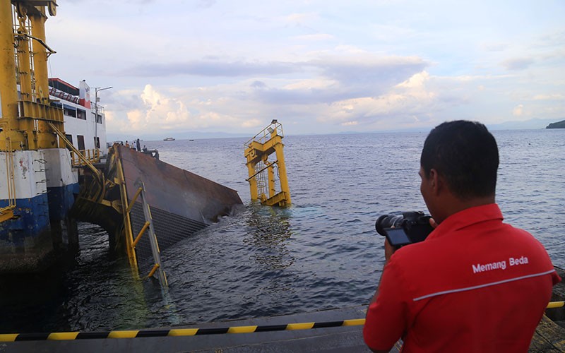 ASDP: Kerugian Dermaga Ambruk Ditabrak KMP Mutiara Pertiwi I Capai Puluhan Miliar