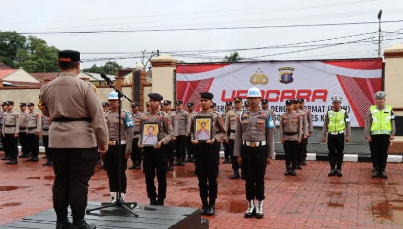 Terlibat Narkoba hingga Bolos, 5 Oknum Anggota Polres Kutai Barat Dipecat