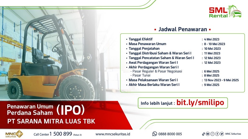Selesaikan Masa Penawaran Umum, PT Sarana Mitra Luas Tbk (SMIL) Selangkah Menuju Bursa