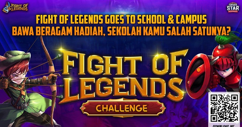 Fight of Legends Goes to School & Campus Bawa Beragam Hadiah, Sekolah Kamu Salah Satunya? 
