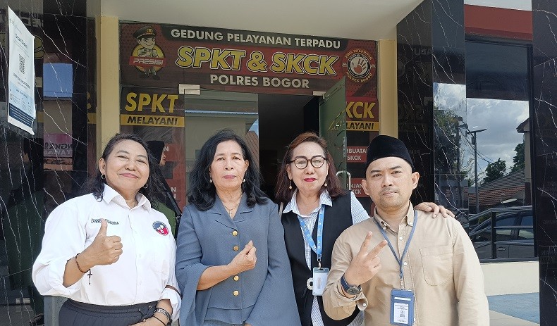 Sambangi Polres Bogor, RPA Partai Perindo Kawal Kasus Dugaan Kekerasan Anak oleh Ayah Tiri
