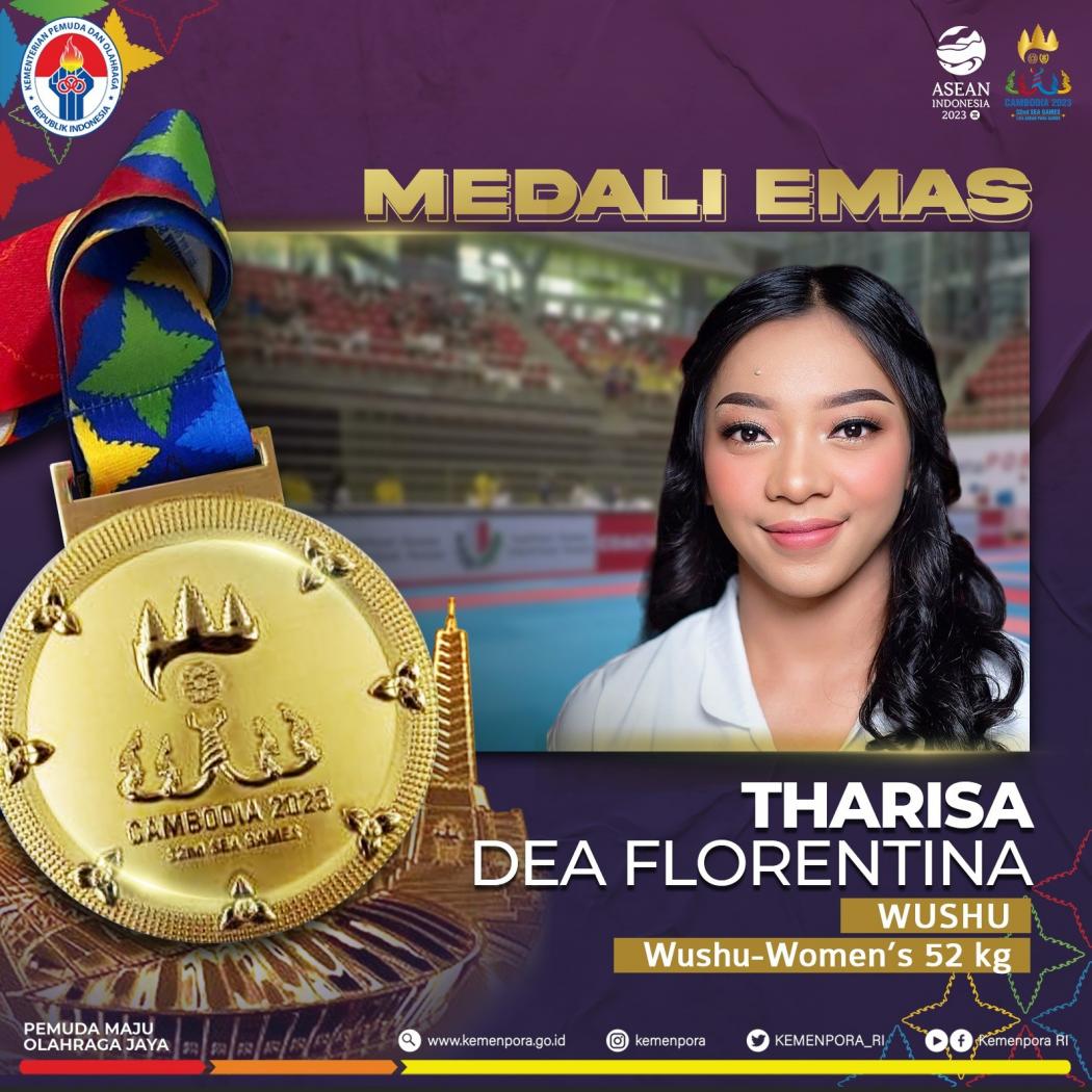 Keren! Wushu Sumbang 3 Emas SEA Games, Indonesia Total Punya 48 Medali Emas