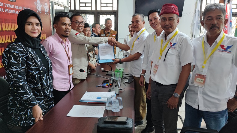 DPD Partai Perindo Pangkalpinang Daftarkan 30 Bacaleg ke KPU