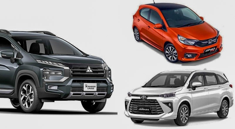 Asapi Honda Brio dan Avanza, Xpander Cross Duduki Mobil Terlaris pada April 2023