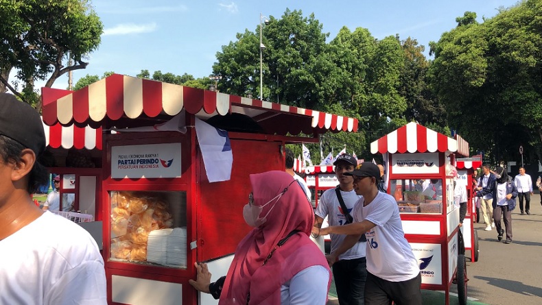 Makna 16 Gerobak UMKM Menyertai Pendaftaran Bacaleg Perindo, Partai Peduli Rakyat Kecil