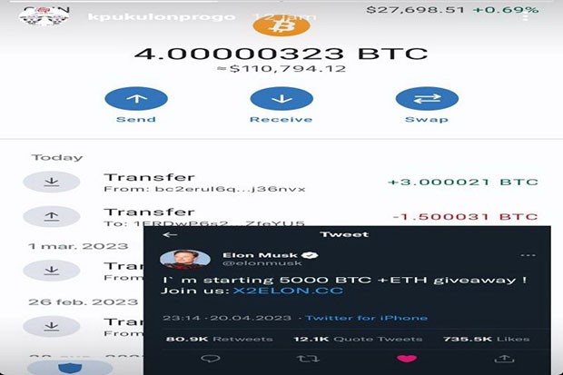 Akun Instagram KPU Kulonprogo Diretas