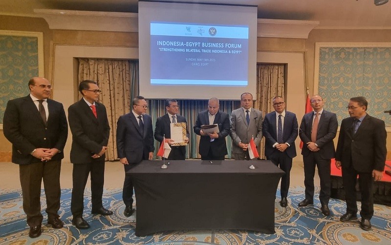 Indonesia-Mesir Sepakati Kerja Sama Imbal Dagang Senilai Rp1,5 Miliar 