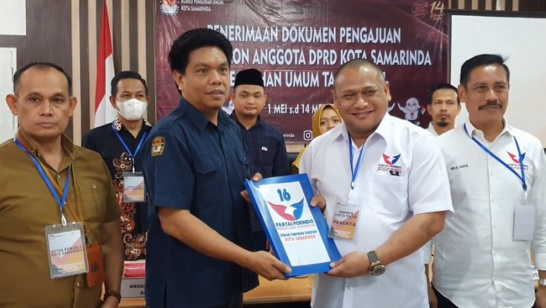 Partai Perindo Samarinda Daftarkan 45 Bacaleg ke KPU, Yakin Menang di Pemilu