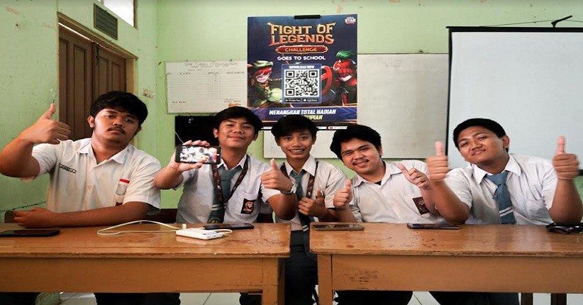 Disambut Baik di SMK Tunas Pembangunan, Fight of Legends Goes to School Bantu Tambah Skill Anak Dalam Dunia Digital