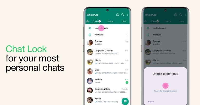 Berkat Fitur Chat Lock, WhatsApp Mampu Sembunyikan Percakapan Paling Private