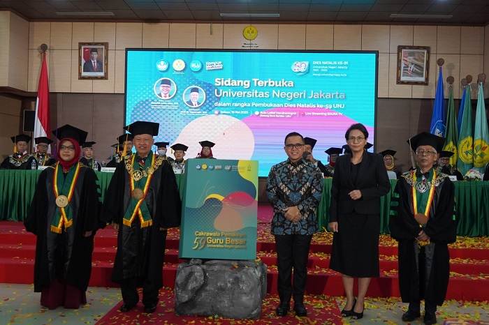 Rayakan Dies Natalis ke-59 UNJ, Puluhan Guru Besar Terbitkan Buku Pemikiran
