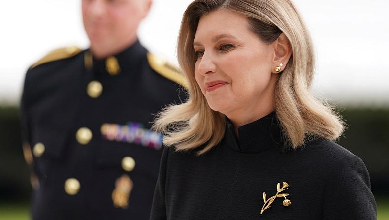 Ibu Negara Ukraina Olena Zelenska Bertemu Presiden Korsel Yoon Suk Yeol 