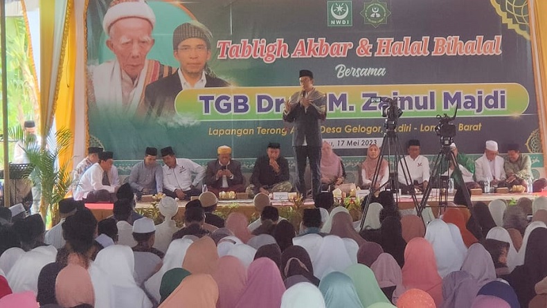 Di Hadapan Ribuan Jemaah NWDI Lombok Barat, TGB Soroti Fenomena Prank 