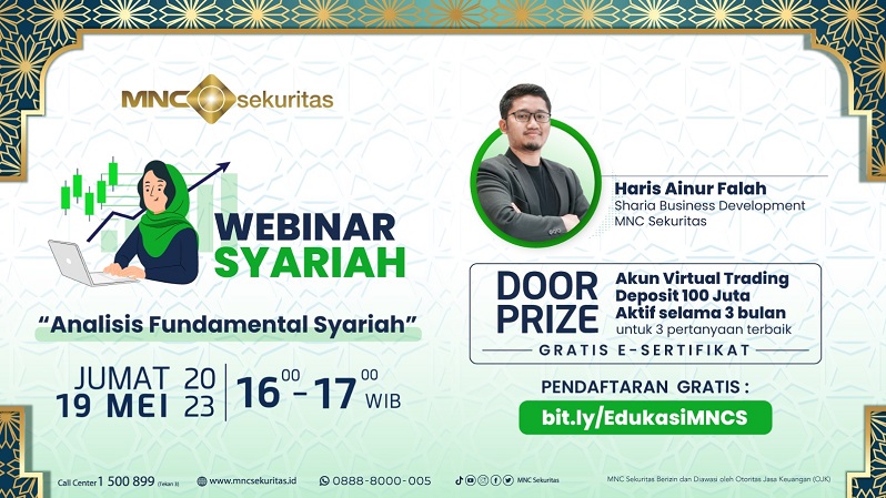 Yuk, Belajar Cara Menganalisis Saham Syariah di Webinar MNC Sekuritas: Analisis Fundamental Syariah