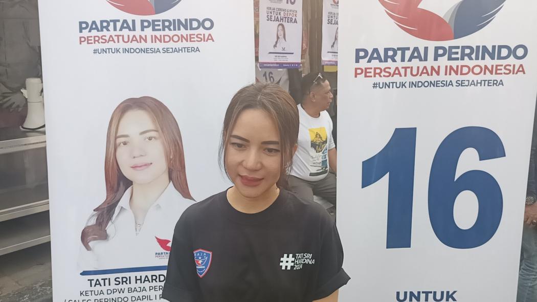 Berbagi Makanan Siap Saji bersama DPP Baja Perindo, Ini Harapan Bacaleg Dapil I Depok 