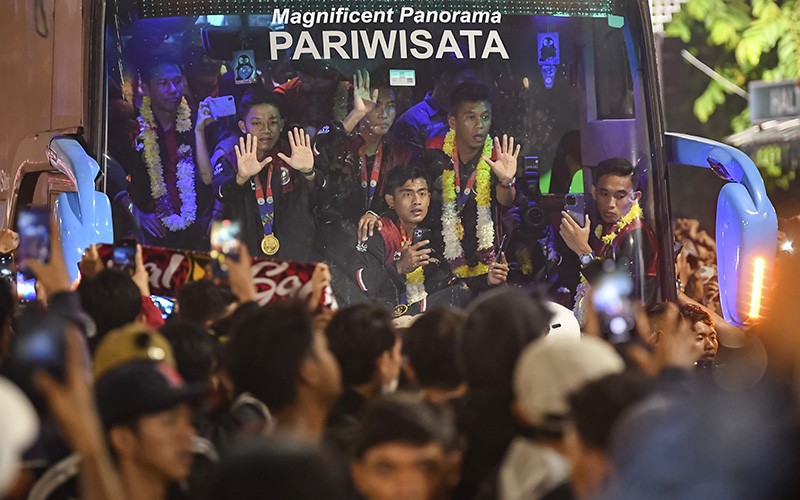 Timnas Indonesia U-22 Pawai Keliling Jakarta Hari Ini, Catat Rutenya!