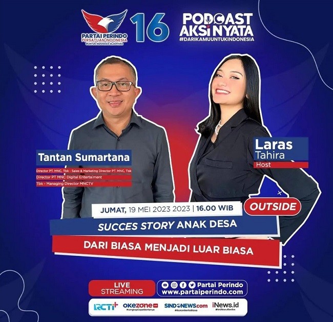 Kisah Inspiratif Anak Desa Jadi Luar Biasa di Podcast Aksi Nyata Perindo Hari ini Pukul 16.00 WIB