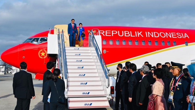 Presiden Jokowi Tiba di Hiroshima Jepang, Bakal Hadiri KTT G7