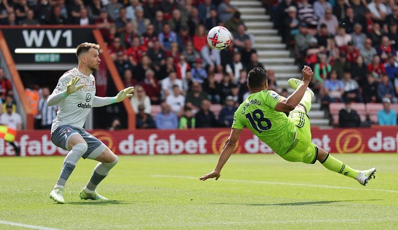 Hasil Bournemouth Vs Man United: Gol Cantik Casemiro Tentukan Kemenangan Setan Merah