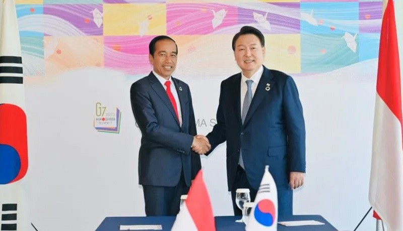 Jokowi Bertemu Presiden Korsel, Dorong Realiasi 18 Proyek  