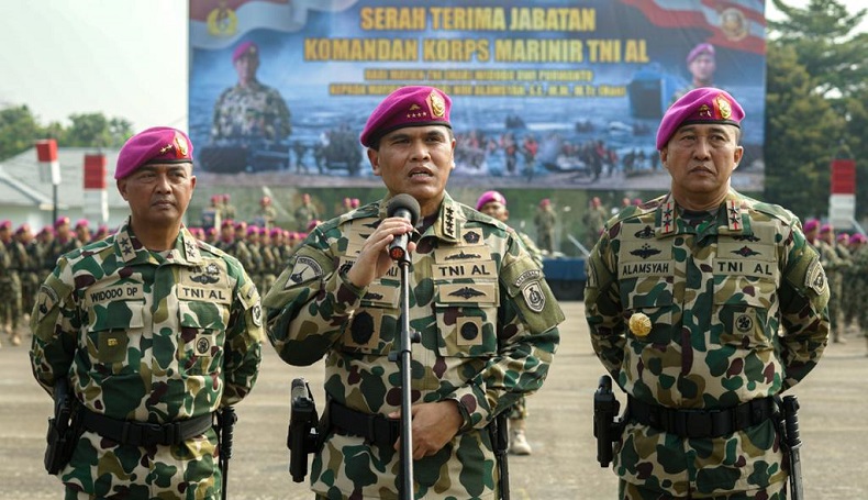 Mayjen TNI Nur Alamsyah Resmi Jabat Dankormar, KSAL Minta Tingkatkan Prestasi Korps Marinir