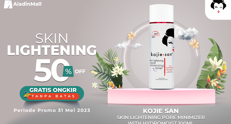 Termurah! Produk Kojie San Diskon 50% + Gratis Ongkir di AladinMall! Cuss Borong