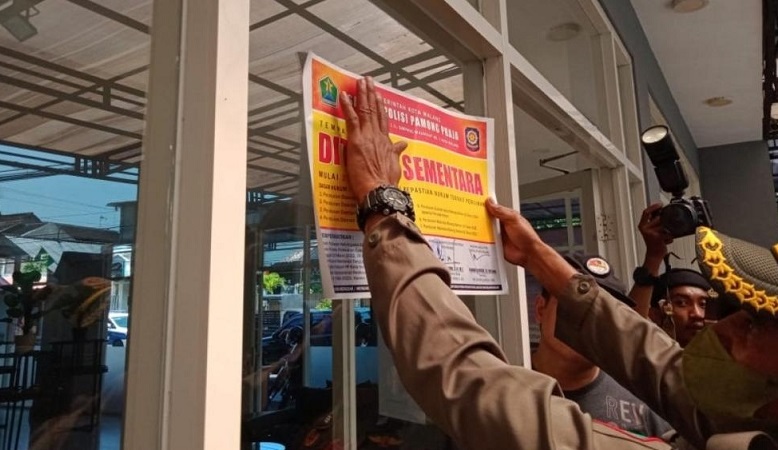 Jadi Tempat Prostitusi, 2 Penginapan di Malang Ditutup Satpol PP